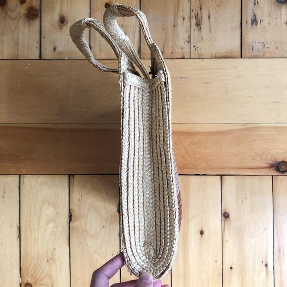 Vintage Straw Bag - Picture 2 of 4